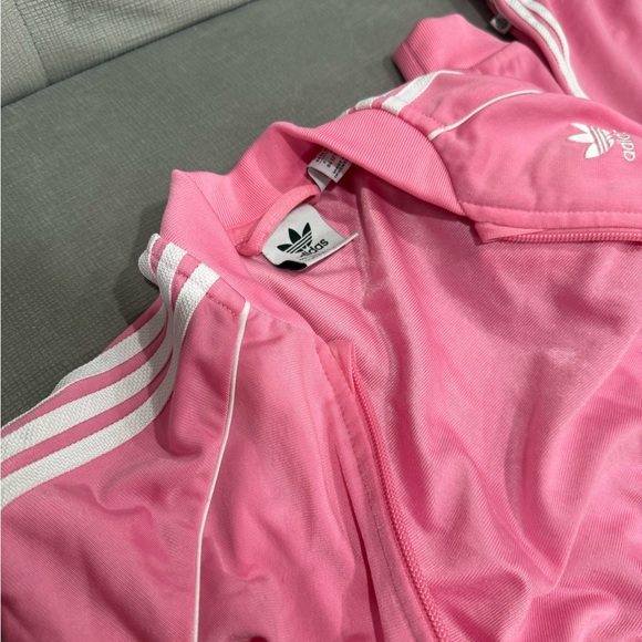 Adidas Pink and White Athletic Tracksuit - Picture 3 of 4